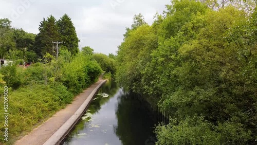 Neath Canal and woodland photo