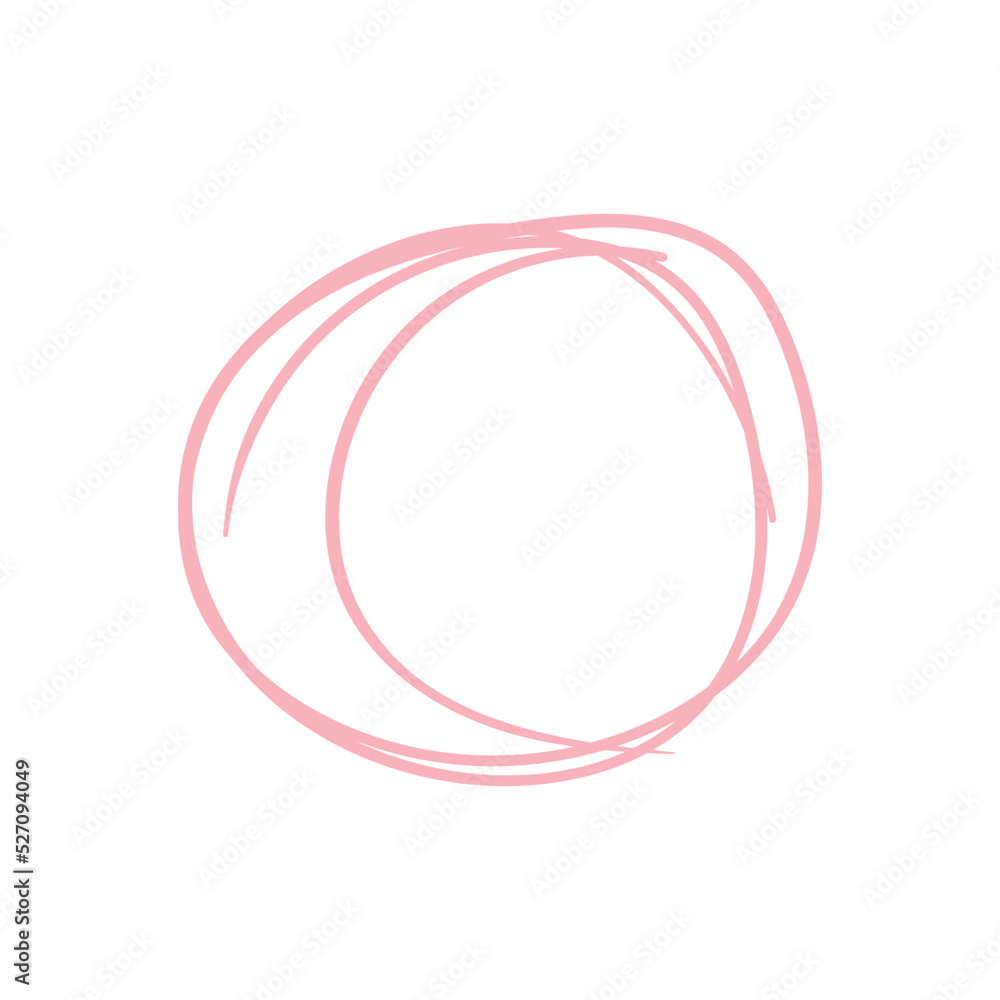 hand drawn scribble circle frame hand drawn scribble circle frame