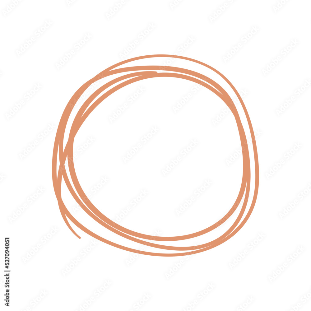 hand drawn scribble circle frame hand drawn scribble circle frame