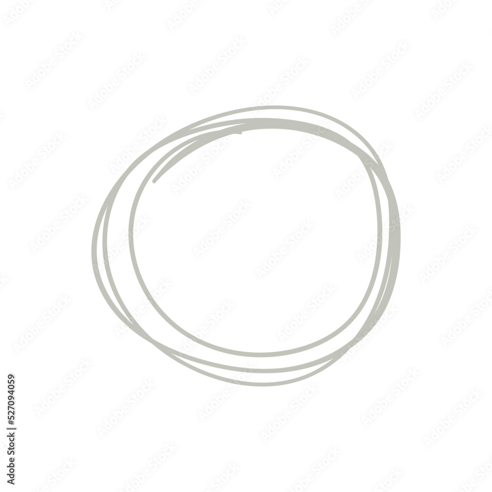 hand drawn scribble circle frame hand drawn scribble circle frame