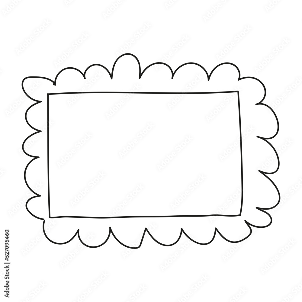 cute hand drawn photo frame cute hand drawn photo frame
