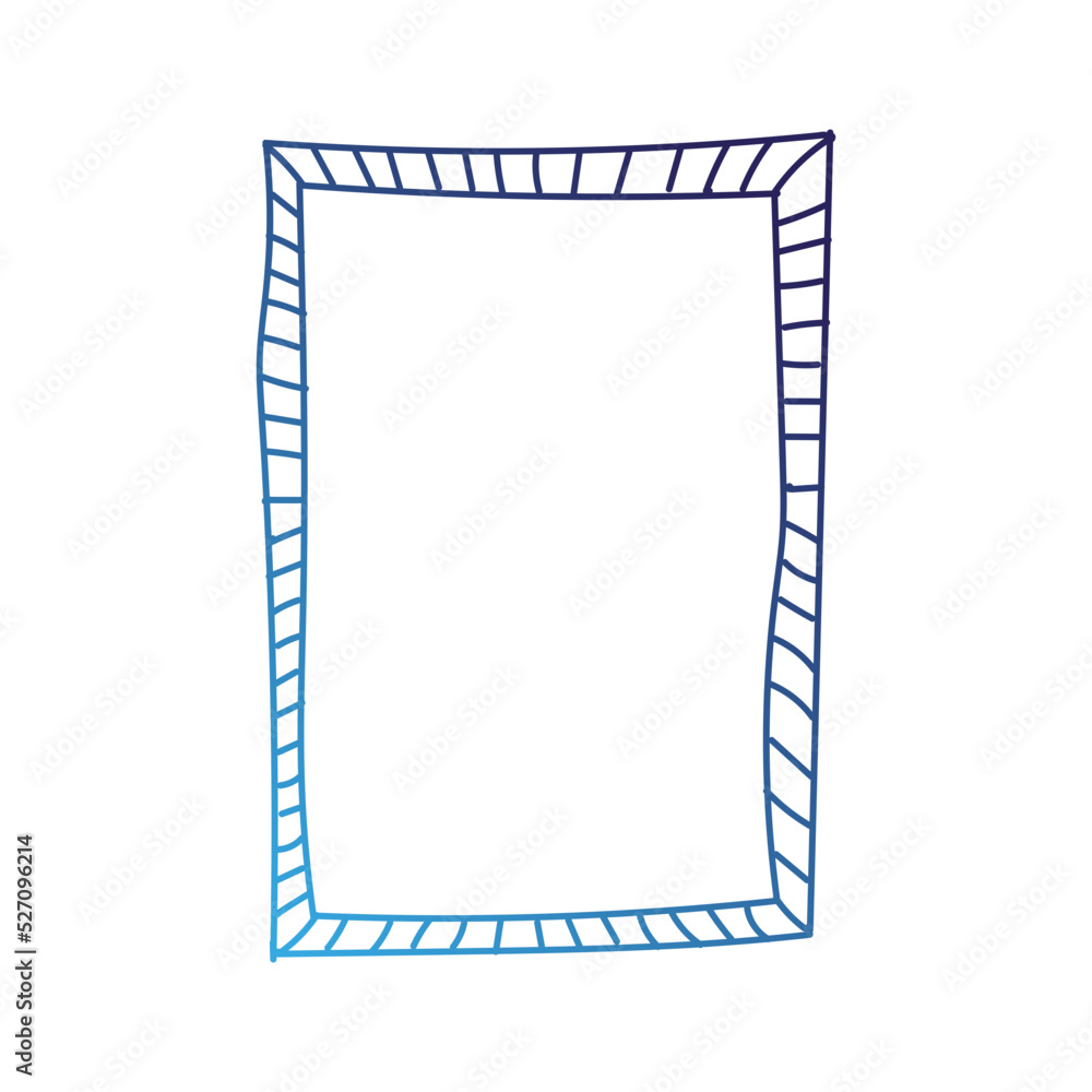 Obraz premium cute hand drawn photo frame