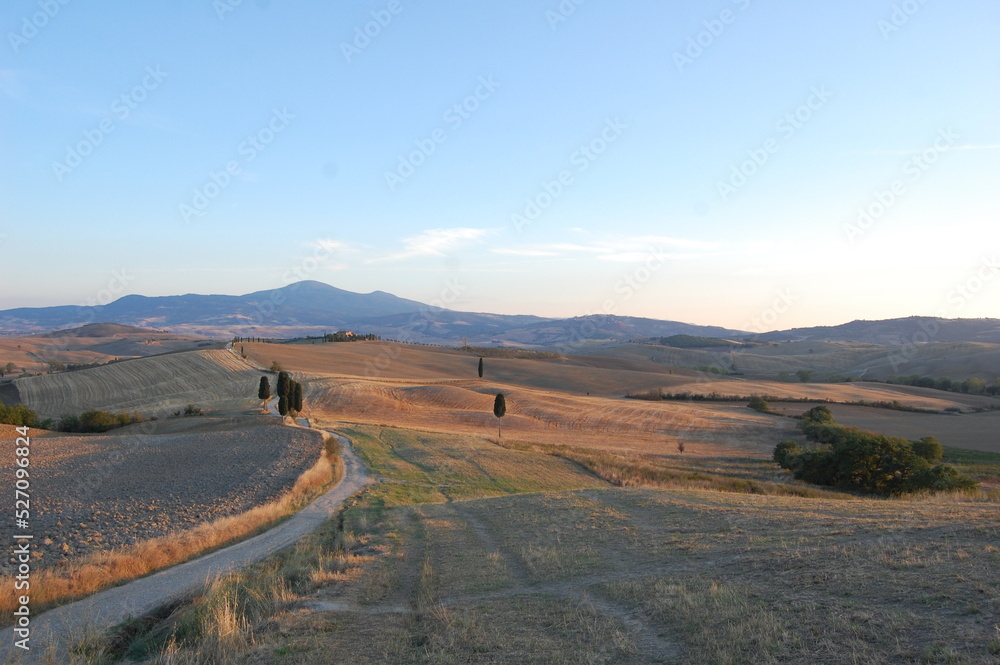 hilly landscape in Tuscany, Italy 