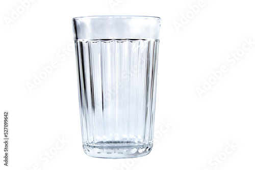 Glass glass insulated on a white background