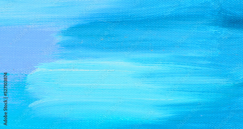 Blue Background - Oil Painting Blue Background - Oil Painting