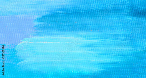 Blue Background - Oil Painting