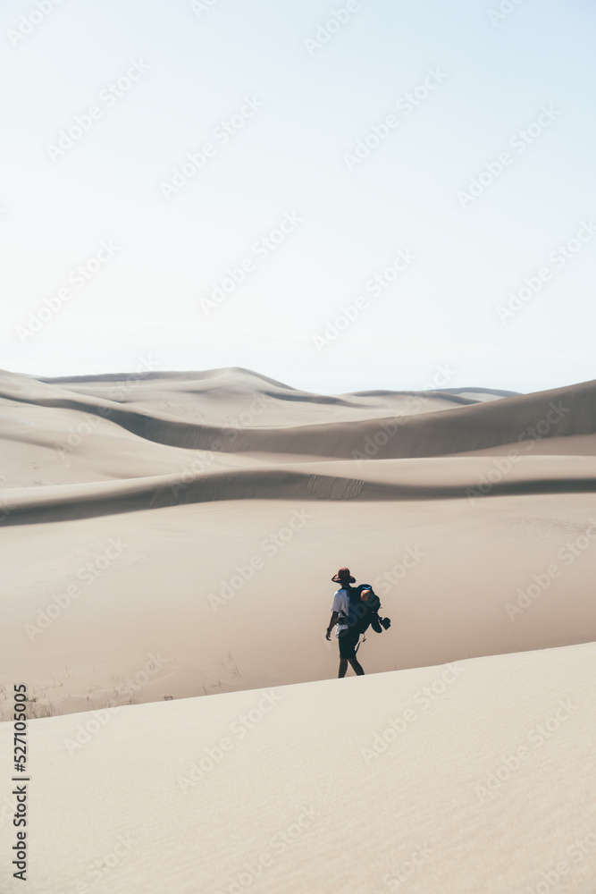 Travel Sand Dunes in Desert
