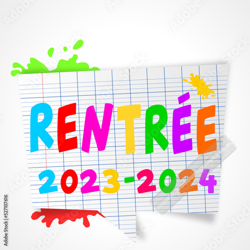 bulle rentrée scolaire 2023 2024