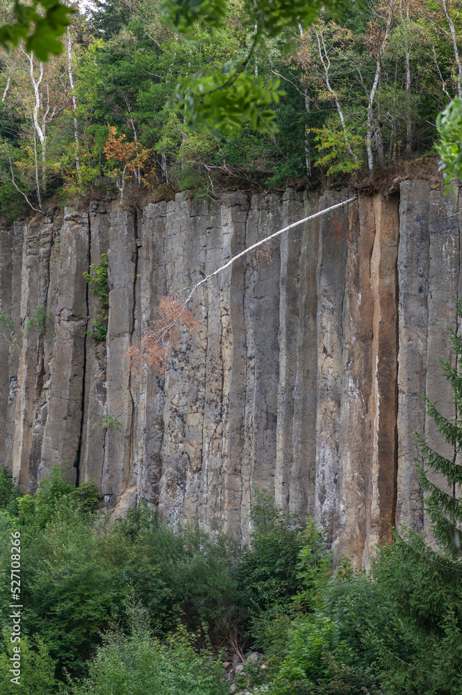Fototapeta premium Orgelpfeifen am Scheibenberg, Erzgebirge, Deutschland