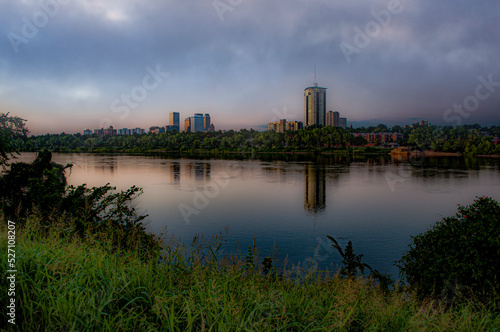 Cityscape across the river. Tulsa, OK © johncparham