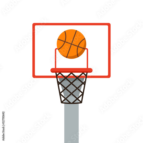 basketball cartoon vector. free space for text. wallpaper. copy space.