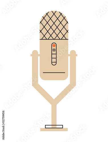 retro microphone audio device