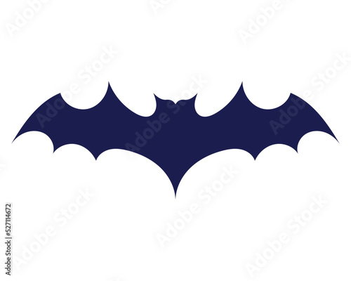 halloween black bat silhouette