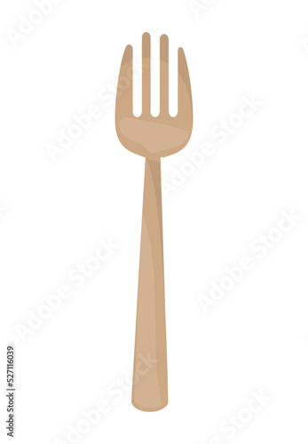 fork wooden cutlery