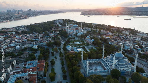Photography Istanbul Hagia Sophia drone sunrise