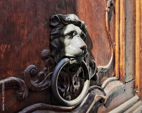 Fototapeta Old door nocker