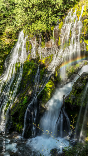 Panther Creek Falls in the Wind River Valley in Skamania County, Washington