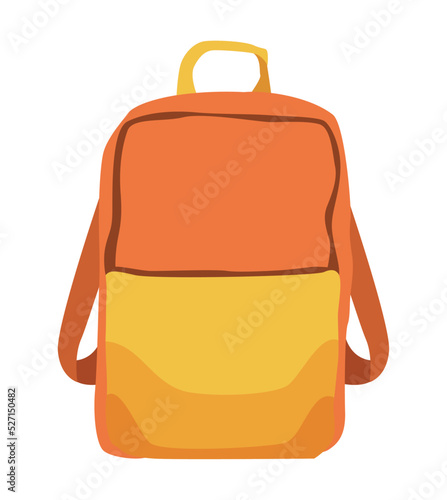yellow schoolbag supply