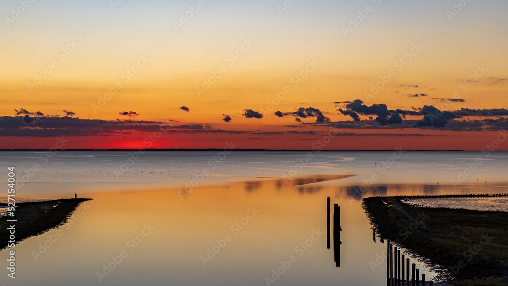 sunset on the sea sunset on the sea