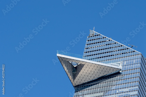 Canvas Print New York City, USA - August 18, 2022: The Edge observation deck is seen in New York City, USA