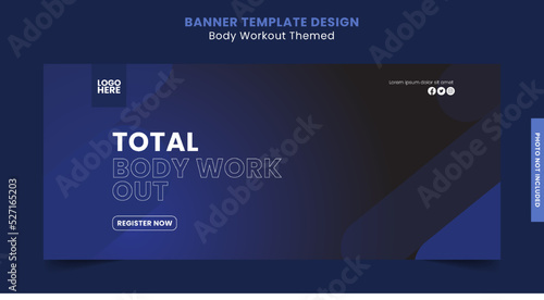 Banner Template Body Workout Themed © DhwStd™