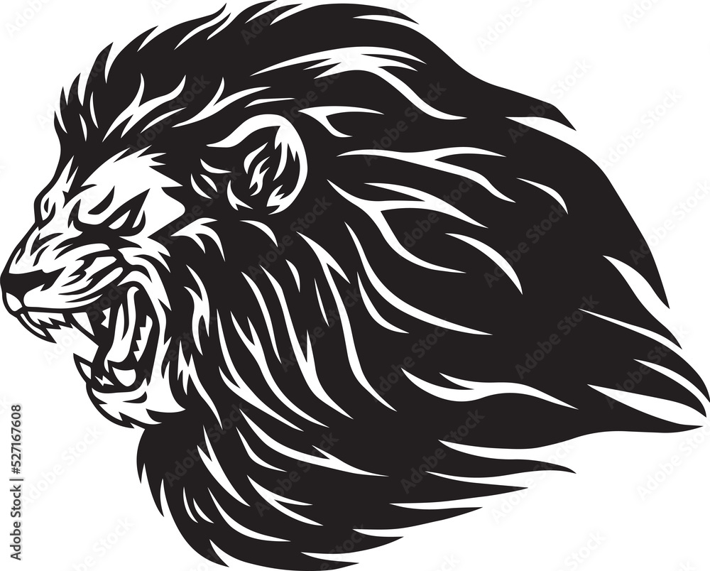Lion Head Logo Design Mascot Lion Head Logo Design Mascot