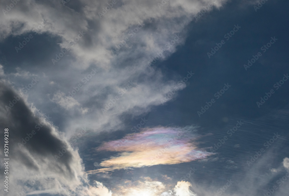 clouds and sky of different colors and types.