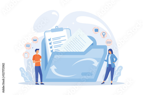 Delegating duties and responsibilities to colleagues. Job sharing, alternative work schedule, collaborative employment, division of a job concept.