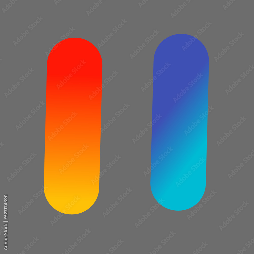 abstract illustration of straight lines having different colors