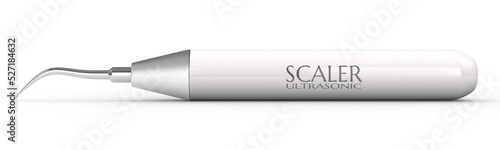  3d render of dental ultrasonic scaler