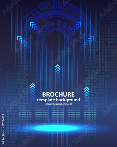 technology communication hi tech template background fifteen