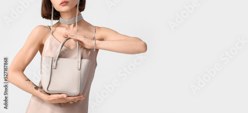 Beautiful woman with trendy...