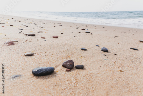Pebbles on the shore of the Baltic Sea, Poland
