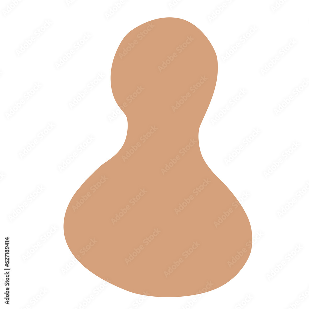 PNG. blob.Abstract shape brown blob and line art. PNG. blob.Abstract shape brown blob and line art.