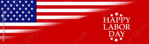 American flag background for labor day.