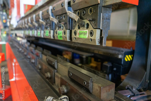 Картината върху платно Steel plate cutting and processing machinery