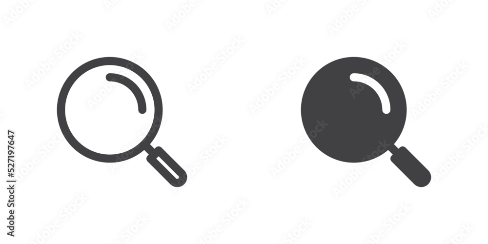 Magnifying glass icon Magnifying glass icon