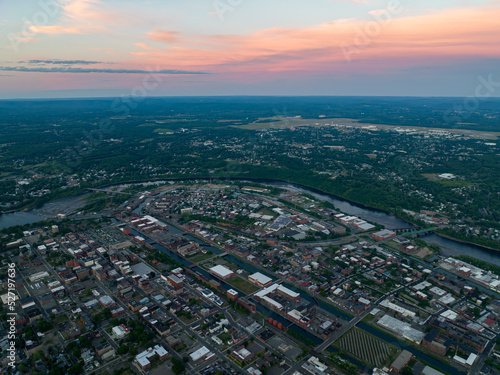 Holyoke Flats overlooking Chicopee Airfield