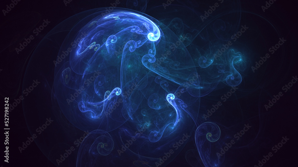 3D rendering abstract multicolor fractal light background 3D rendering abstract multicolor fractal light background