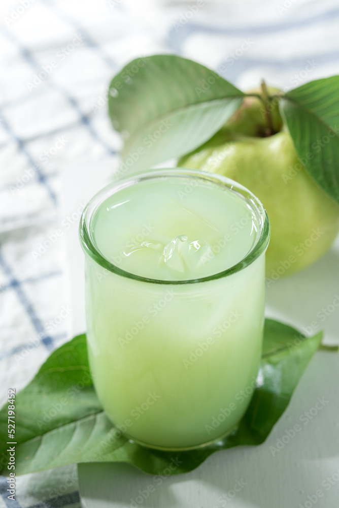 Guava juice, Guava water with Guava fruit, high Vitamin C, green drink Guava juice, Guava water with Guava fruit, high Vitamin C, green drink