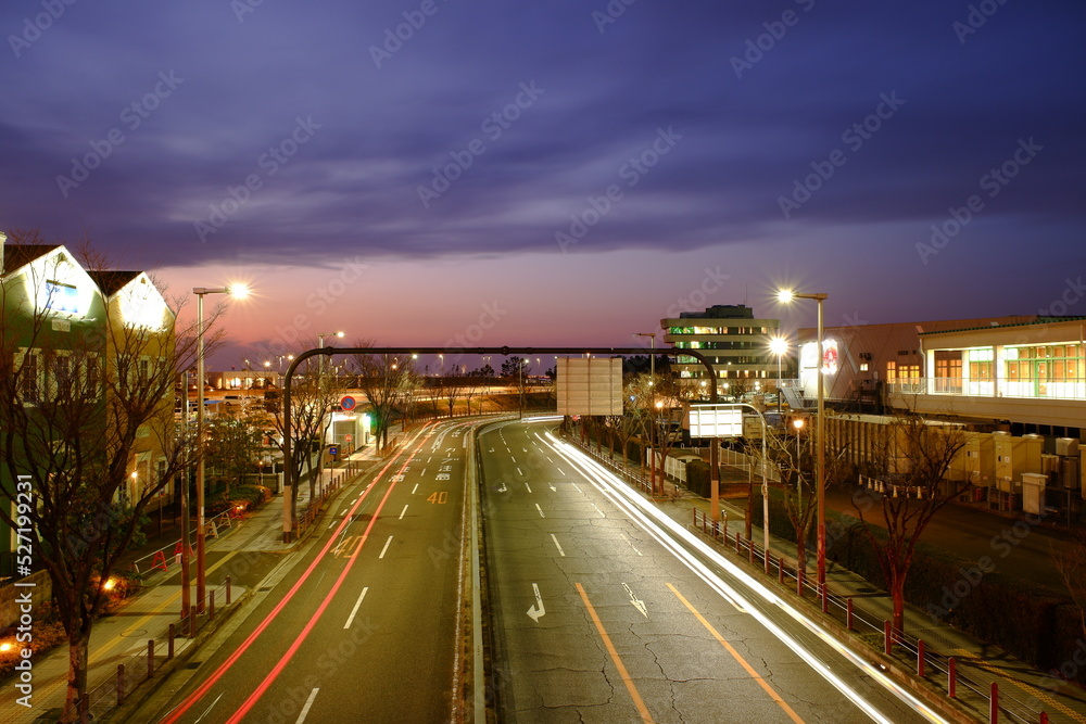 Fototapeta premium 夕暮れの海岸風景