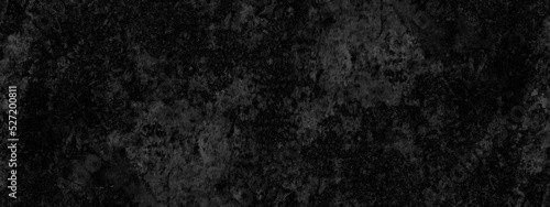 Abstract high detailed natural black slate stone or concrete wall texture, solid and empty black marble texture, old and dusty black grunge texture, Floor surface or granite pattern with grainy stain.
