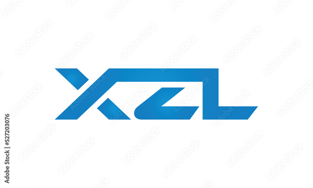 initial letters XZL linked monogram, creative modern lettermark logo design, connected letters typography logo icon vector illustration initial letters XZL linked monogram, creative modern lettermark logo design, connected letters typography logo icon vector illustration