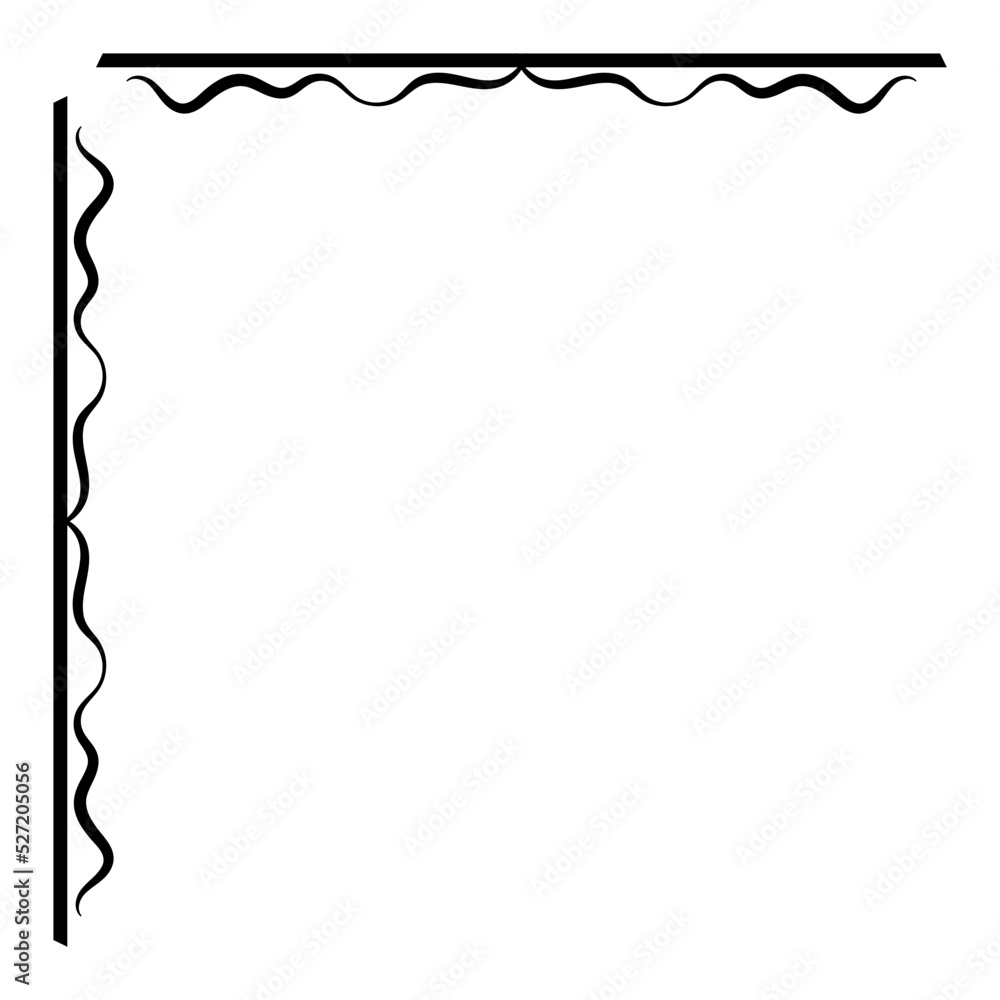 Obraz premium ornament corner edge 