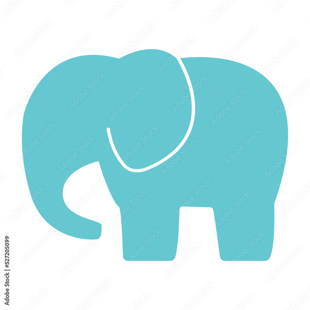 elephant icon ilustration vector elephant icon ilustration vector