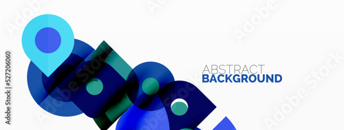 Colorful geometric pattern, minimal abstract background for wallpaper, banner, presentation