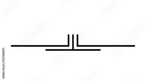 modern divider ornament
