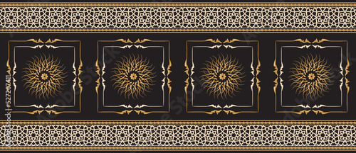  antique pattern.Grunge oriental card and cover.	