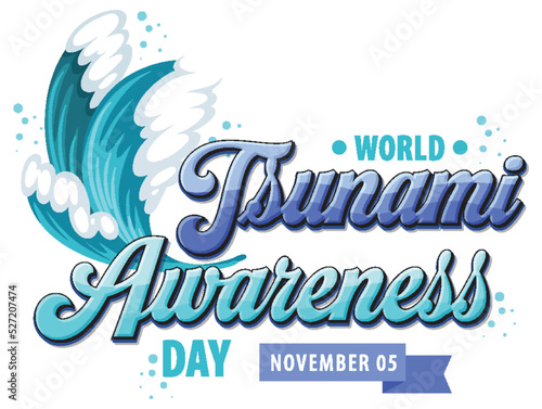 World Tsunami Awareness Day Logo Design