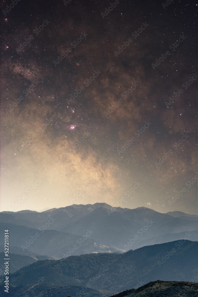 Fototapeta premium night in the mountains